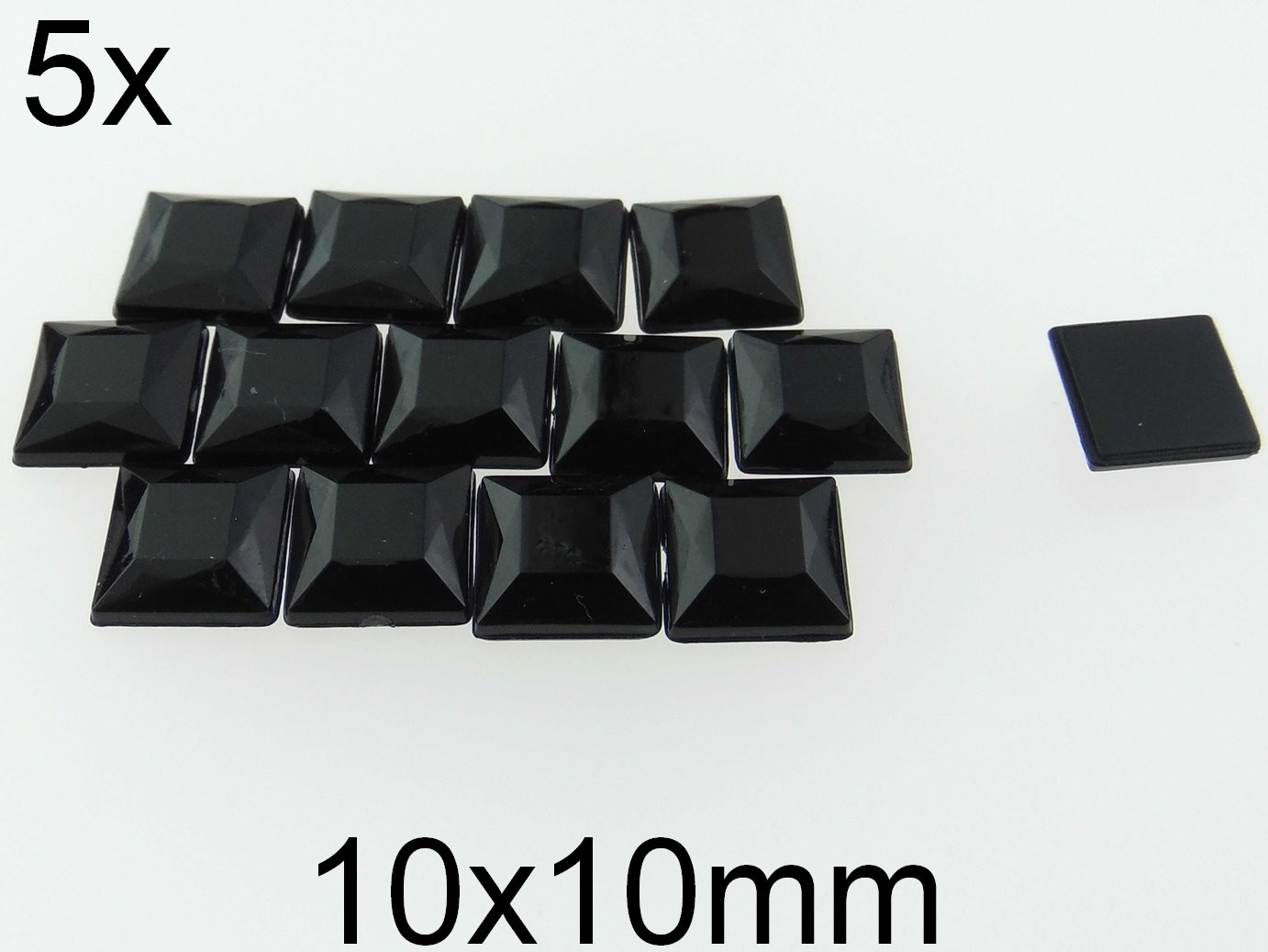 (5b)Strasuri acrilice. Dimensiuni: 10x10mm