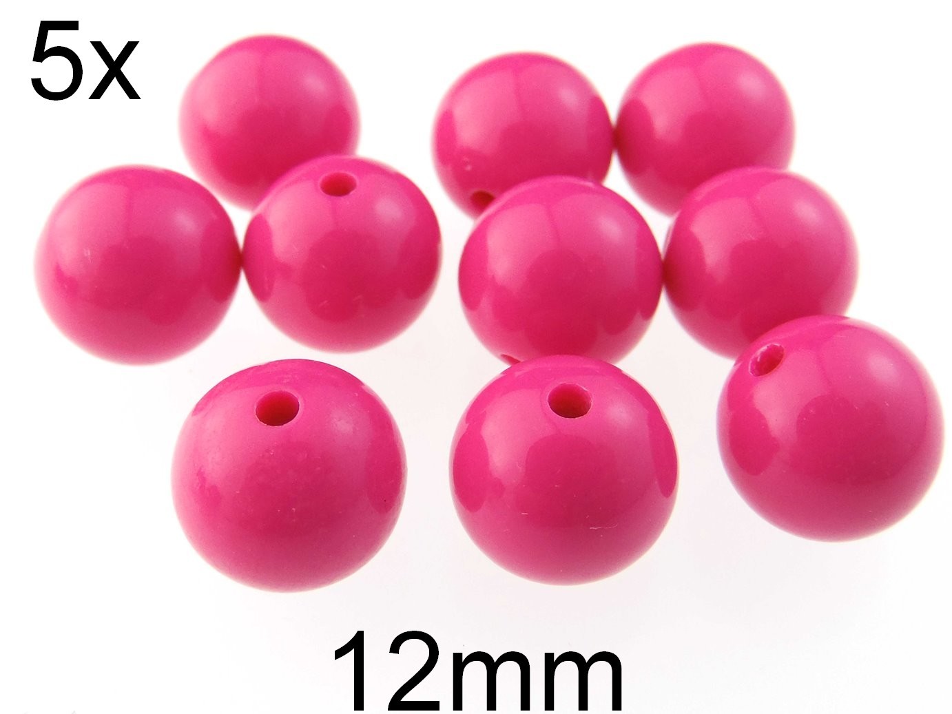 (5b)Margele Acrilice. Diametru: 12mm