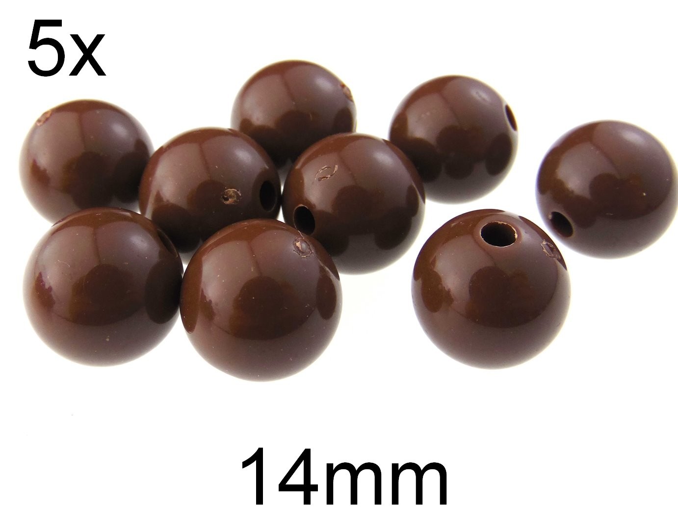 (5b)Margele Acrilice. Diametru: 14mm