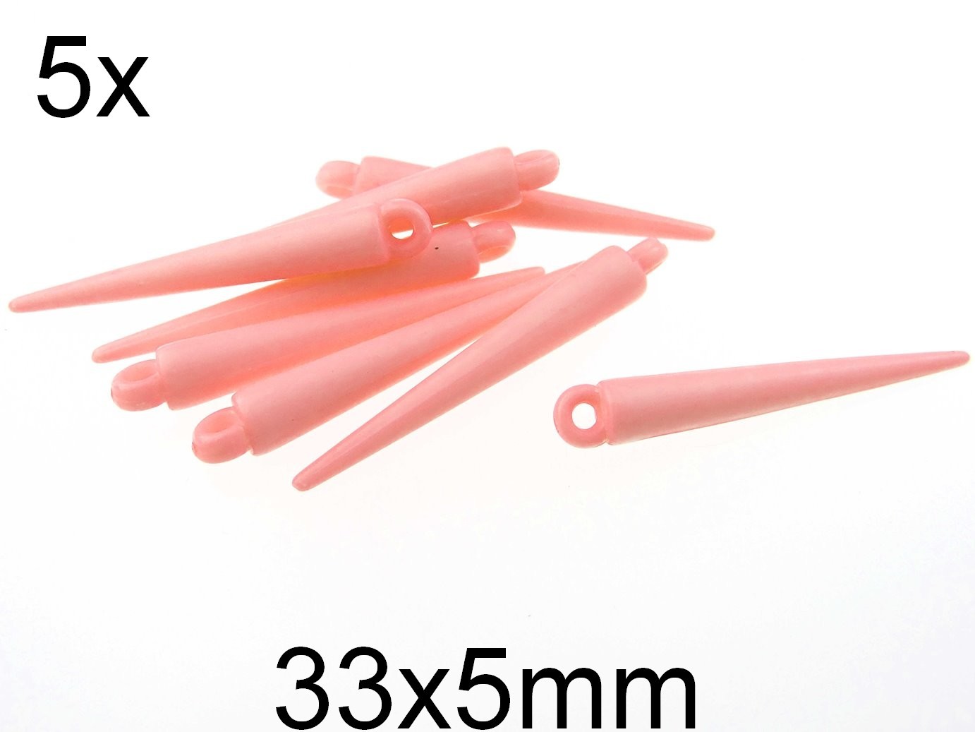 (5b)Margele acrilice. Dimensiuni: 33x5mm