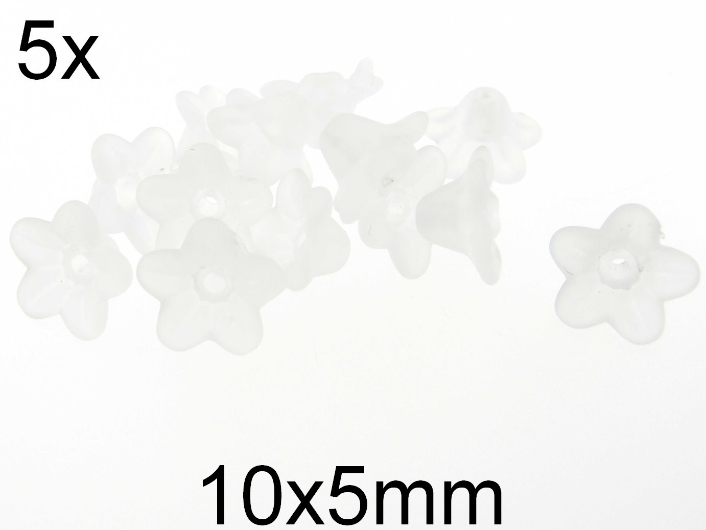 (5b)Margele acrilice. Dimensiuni: 10x5mm