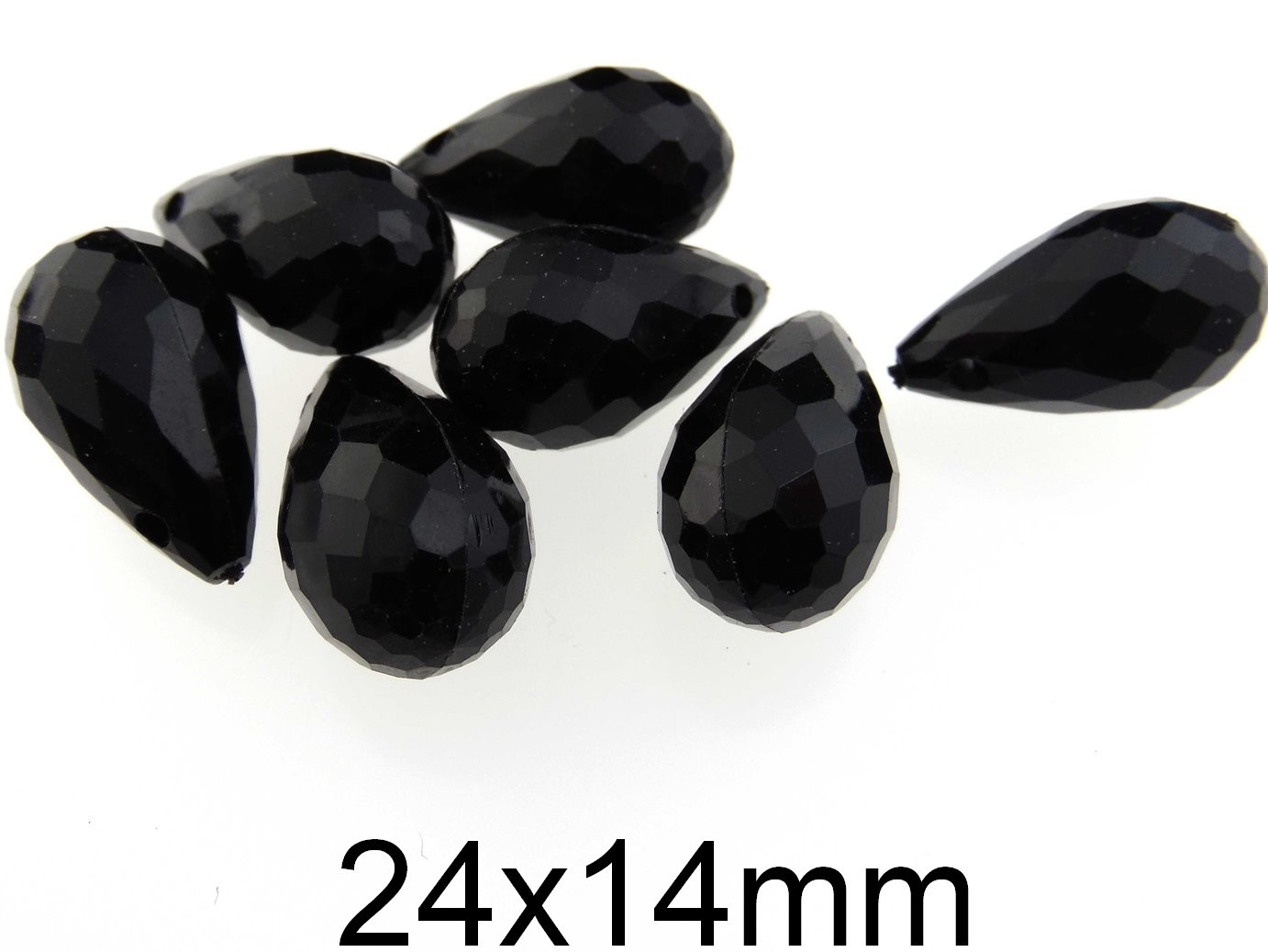 Margele acrilice. Dimensiuni: 24x14mm