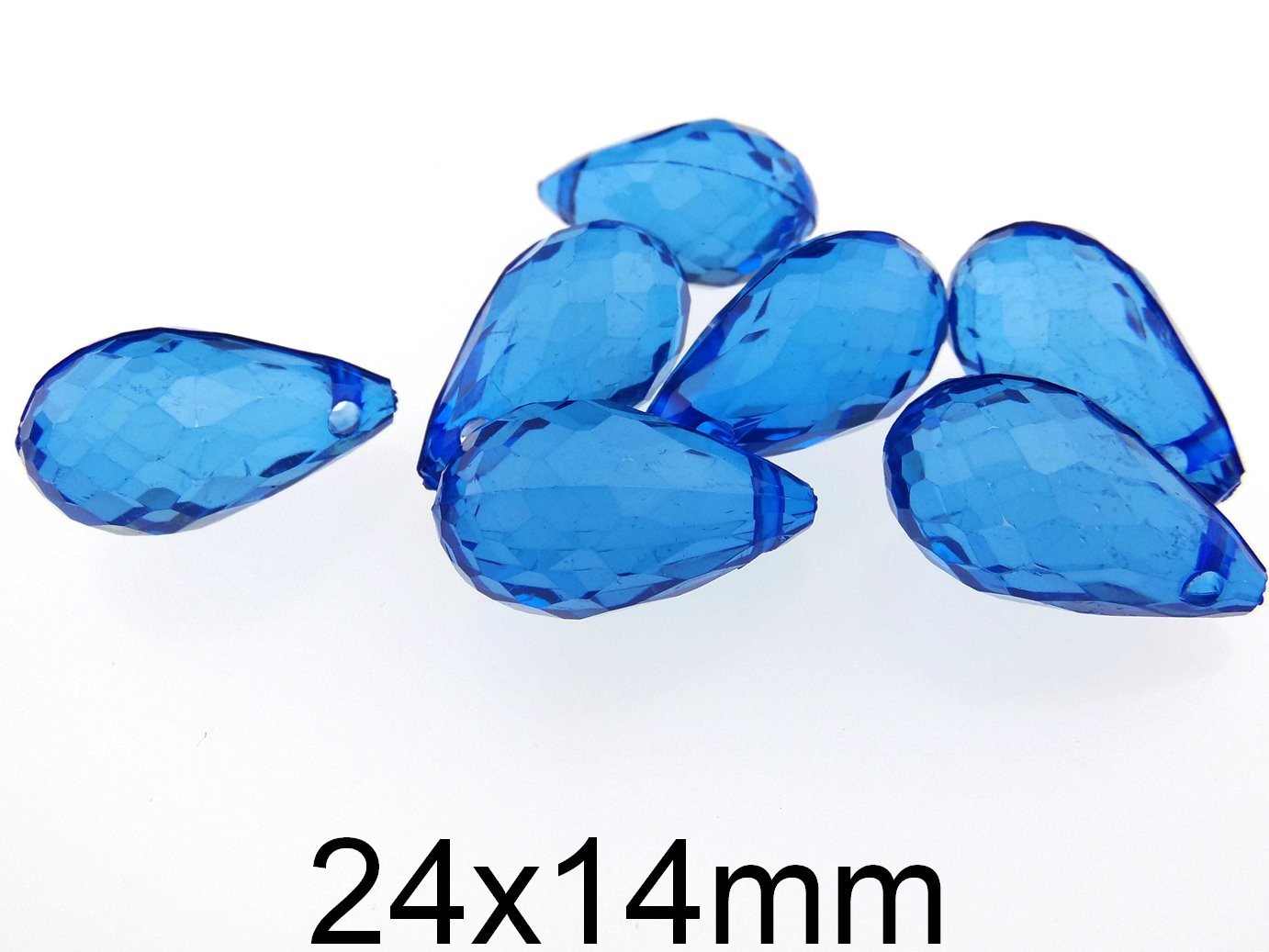 Margele acrilice. Dimensiuni: 24x14mm