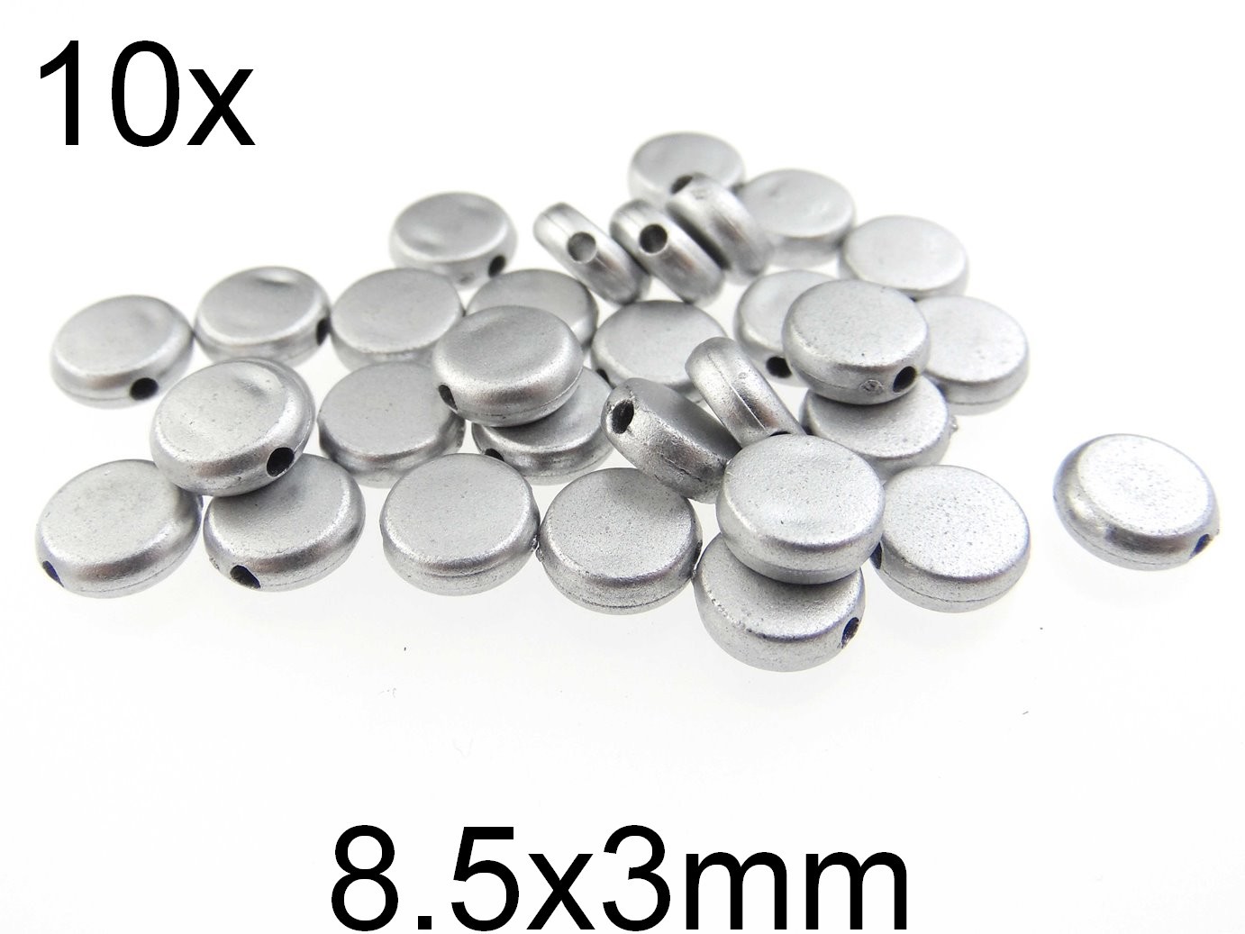 (10b)Margele acrilice. Dimensiuni: 8.5x3mm