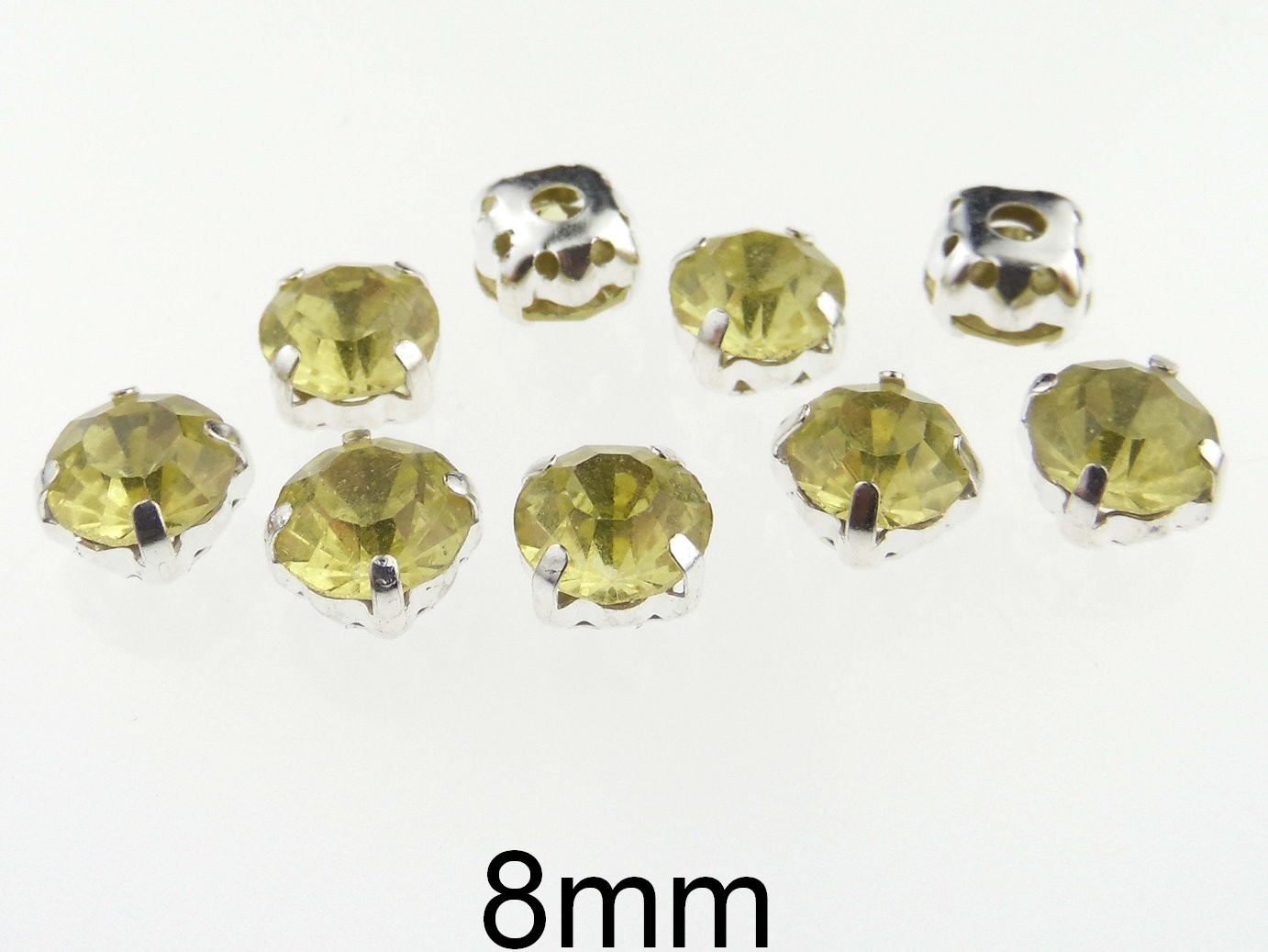 Distantier cristal Rhinestone. Dimensiuni: 8x8mm