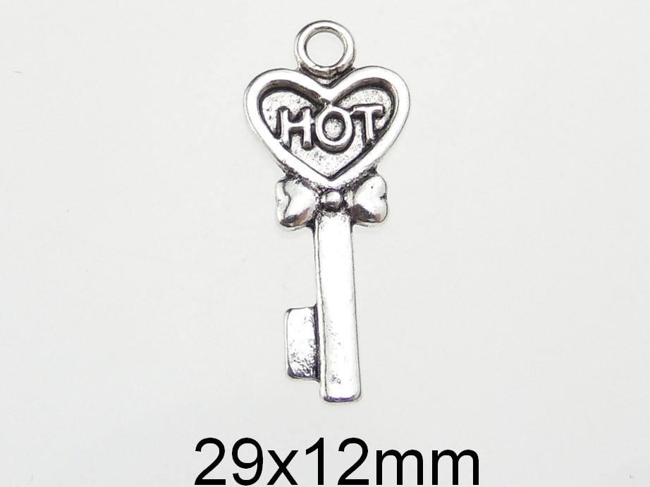 Pandant argintiu Cheie