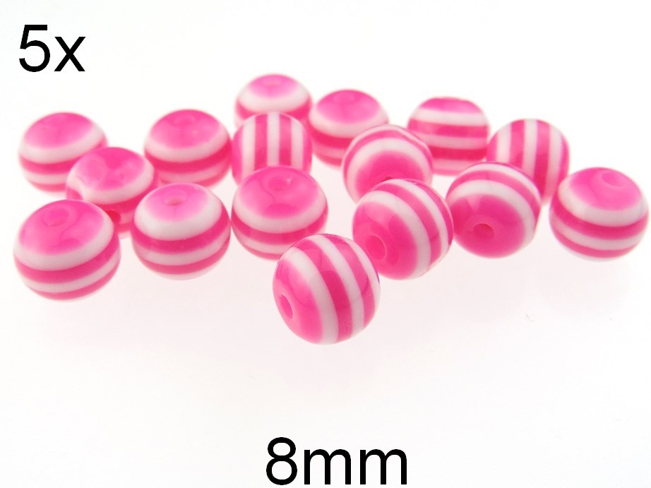 (5b)Margele acrilice. Dimensiuni: 8x7mm