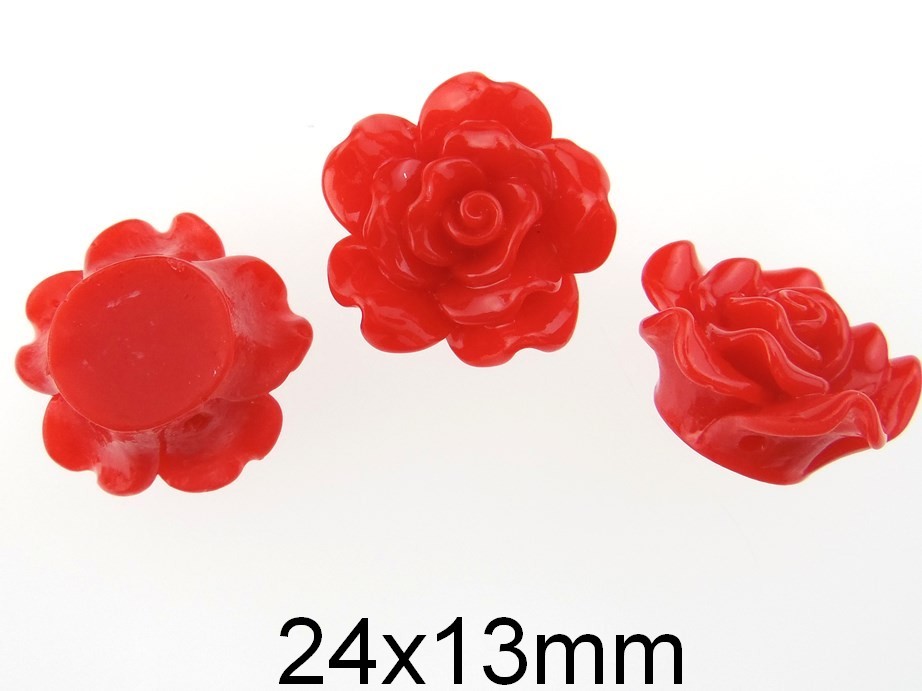 Margea trandafir. DImensiuni: 24x13mm