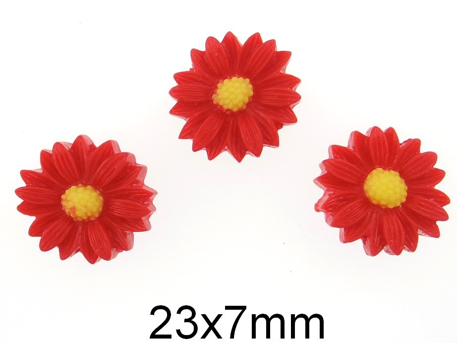 Margea floare. Dimensiuni: 23x23x7mm