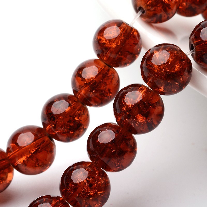 (10b)Margele crackle din sticla 8mm