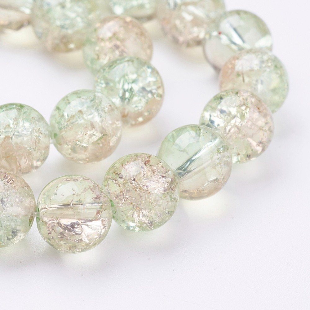 (10b)Margele crackle din sticla 8mm