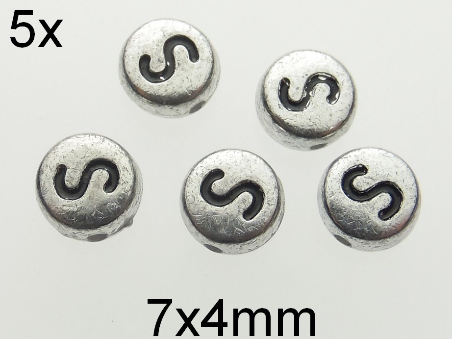 (5b)Litere acrilice argintii.