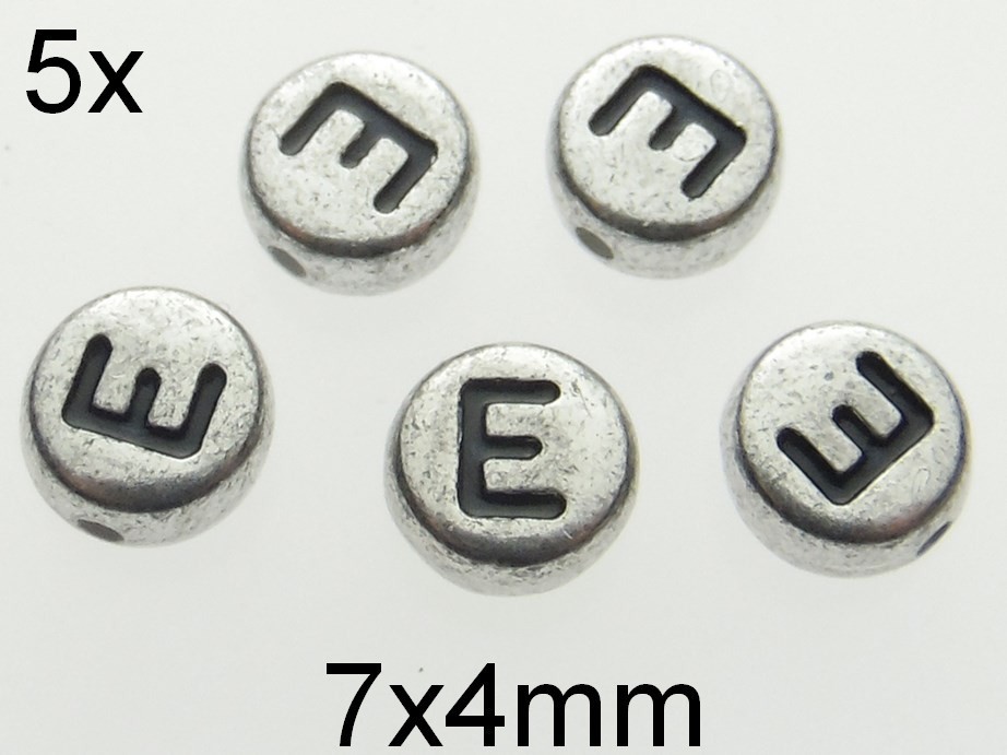 (5b)Litere acrilice argintii.