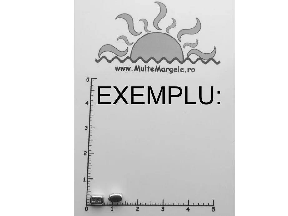 Ios par Puca. Dimensiuni: 5.5x3.5x2.5mm. Culoare: Opaque Beige Ceramic