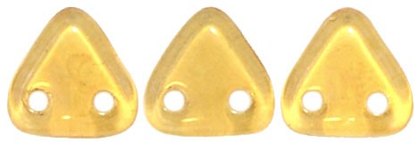 CzechMates Triangle 6mm. Culoare: Topaz Luster - Transparent Champagne