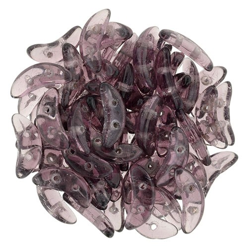 CzechMates Crescent 10x3mm. Culoare: Amethyst