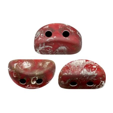 Kos par Puca. Dimensiuni: 6x3x3mm. Culoare: Opaque Light Coral Ladybug