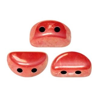 Kos par Puca. Dimensiuni: 6x3x3mm. Culoare: Opaque Light Coral Luster