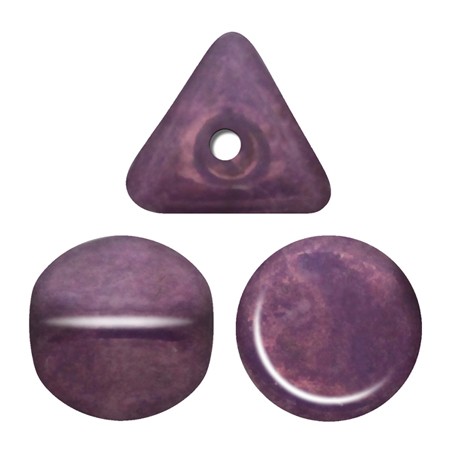 Ilos par Puca. Dimensiuni: 5x5mm. Culoare: Opq. Mix Amethyst / Gold Ceramic