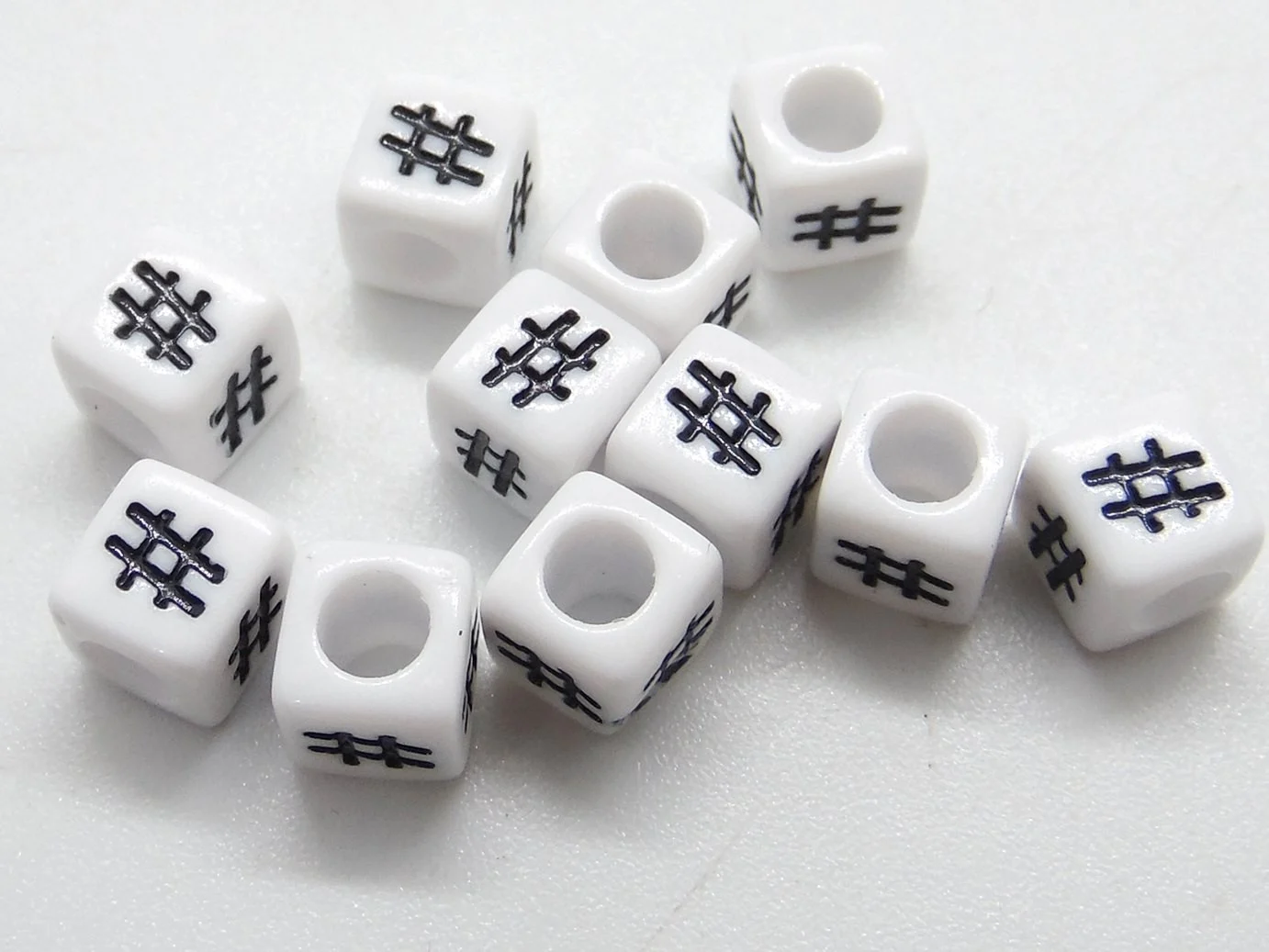 (5b)Numere patrate 6x6mm "Diez"