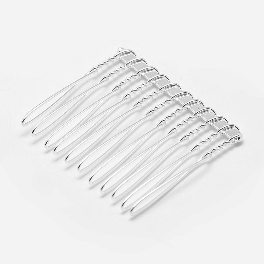 Pieptene argintiu 42x38mm