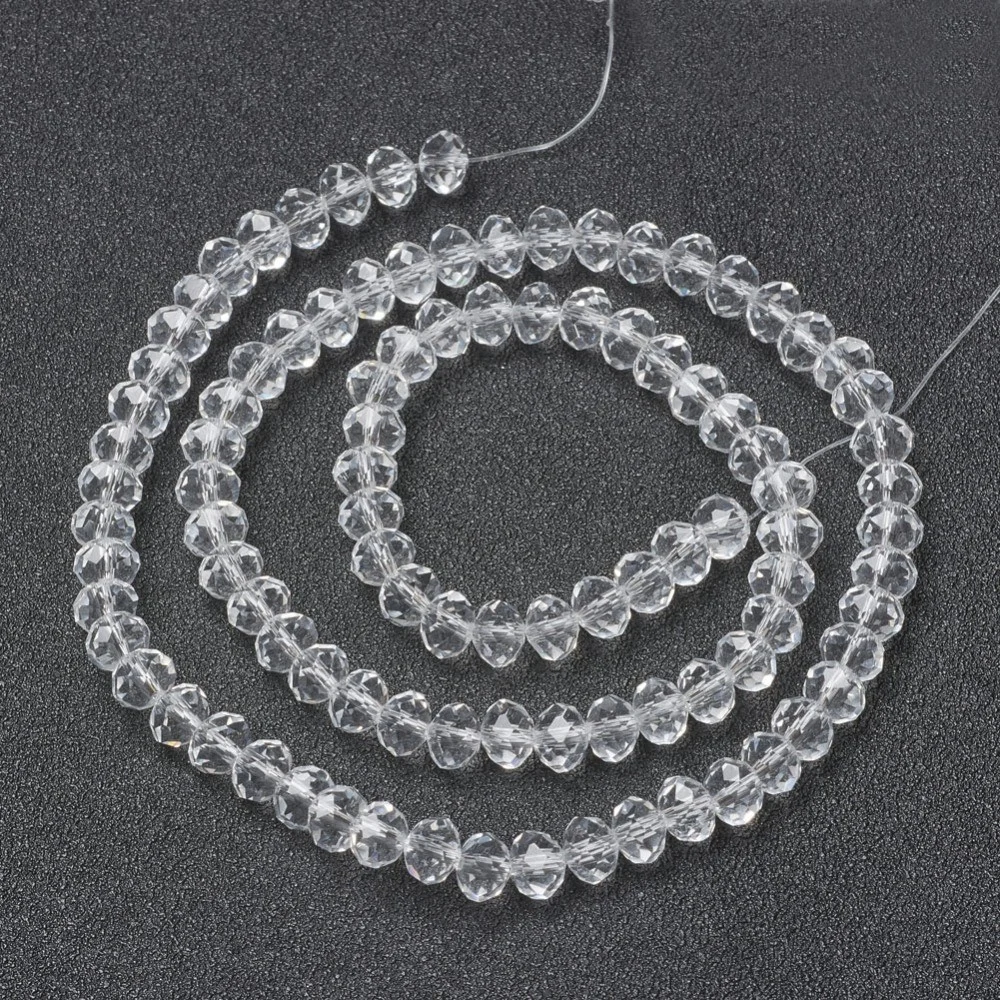 Margele cristal rondele - 8x6mm - bucata