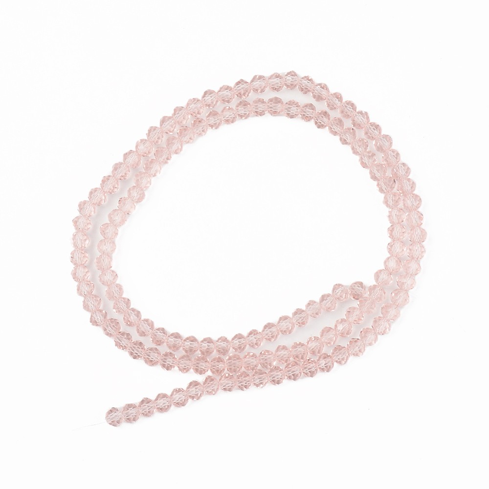 Margele cristal rondele - 8x6mm - sirag