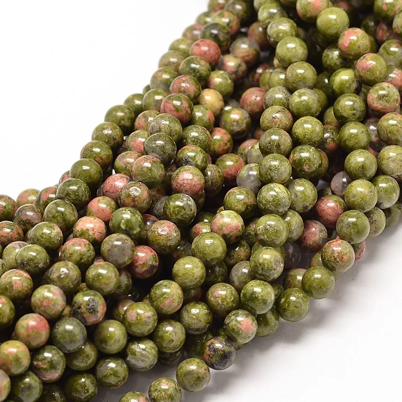 (sirag) Unakit Natural, sfera 10mm, aprox 36-38buc
