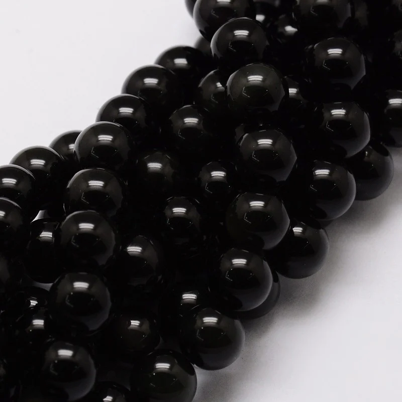 Obsidian Natural, sfera 6mm