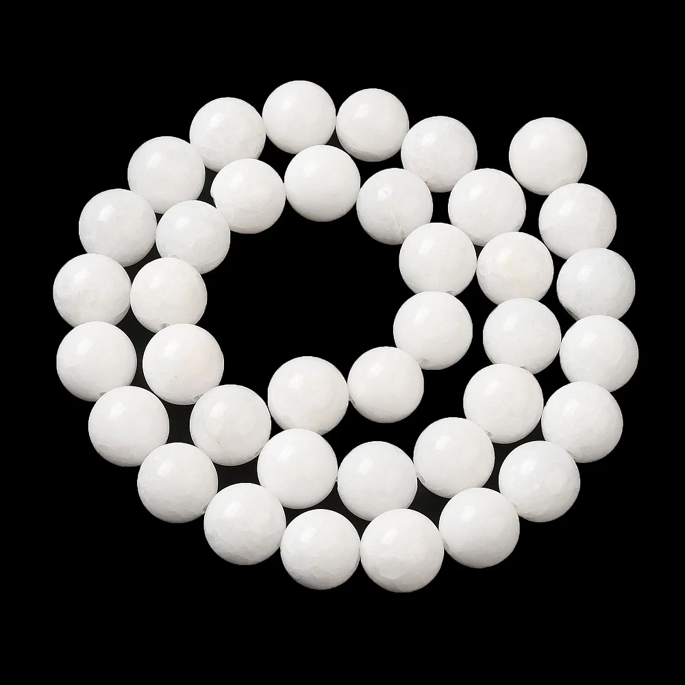 (sirag) Margele Jad Alb Natural, 4mm, aprox 92buc