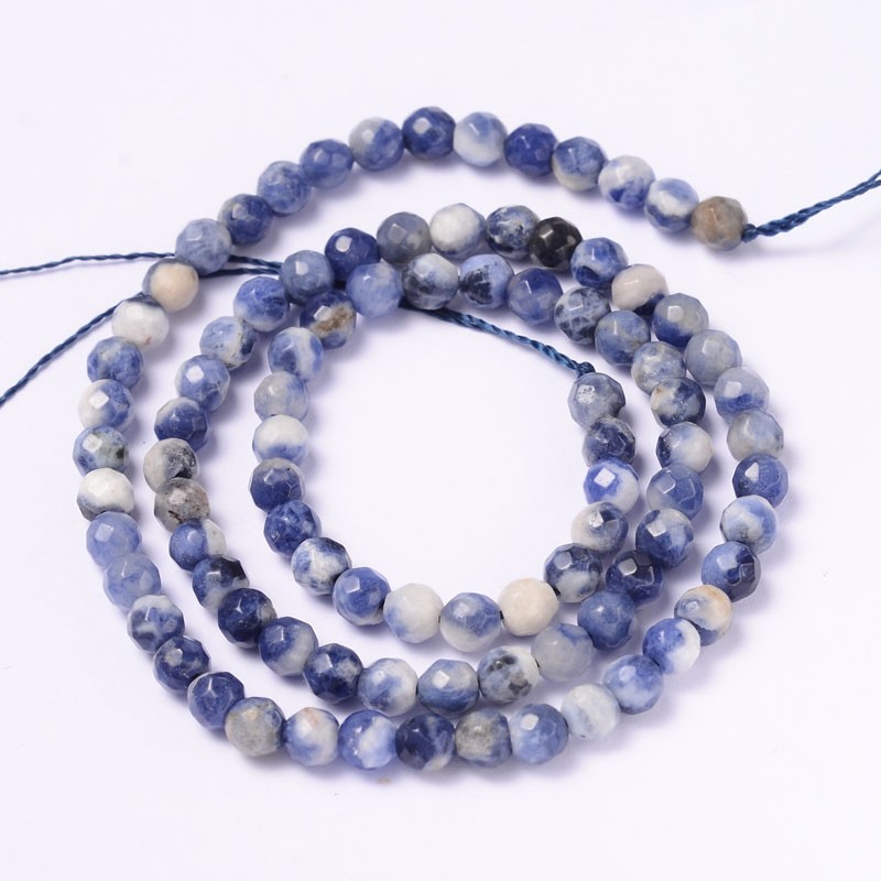 (sirag) Sodalite Natural, Fatetat, 4mm, aprox 92buc