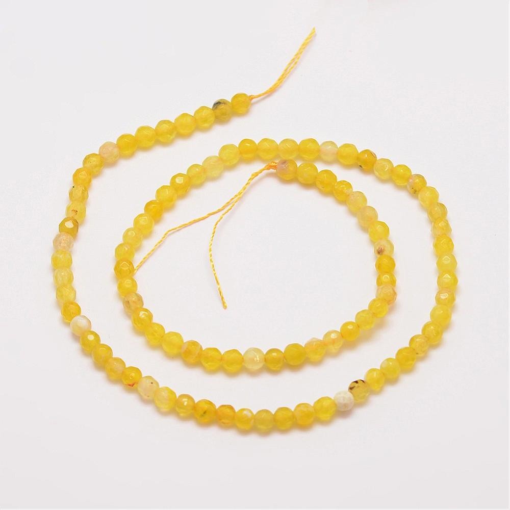 (sirag) Agate Naturale Multicolore, fatetate, 4mm, aprox 90buc