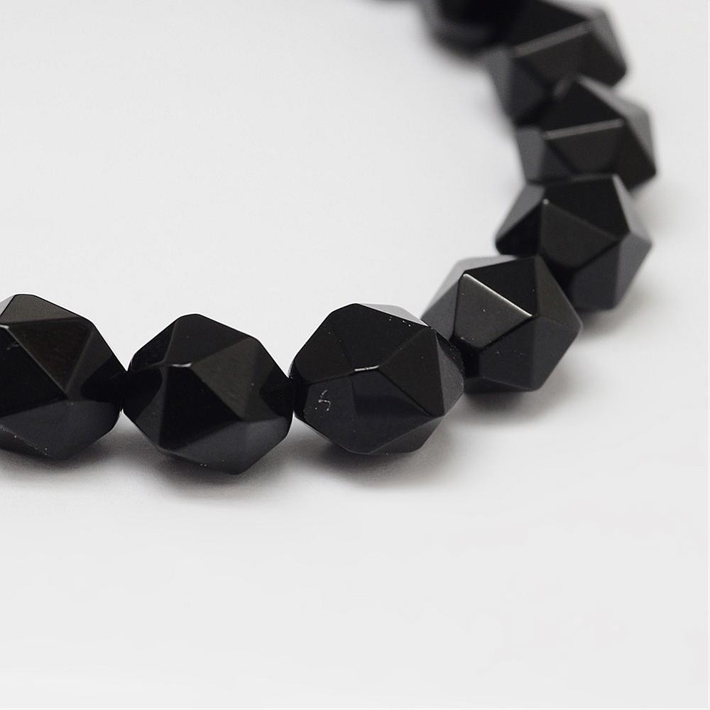 Onix Natural 6x5mm, taietura stea
