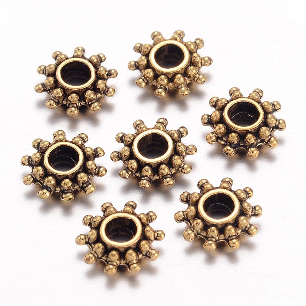 Distantier/ Spacer Stil Tibetan, Fara Nickel