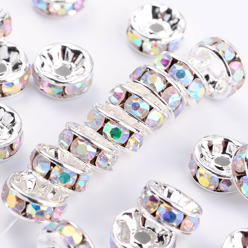 Distantiere/ Spacer Rhinestone Grad A, fara Nickel