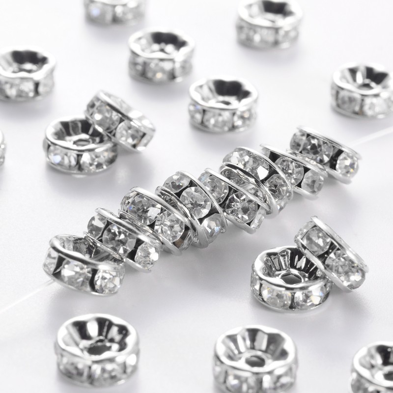 Distantiere/ Spacer Rhinestone Grad A, fara Nickel