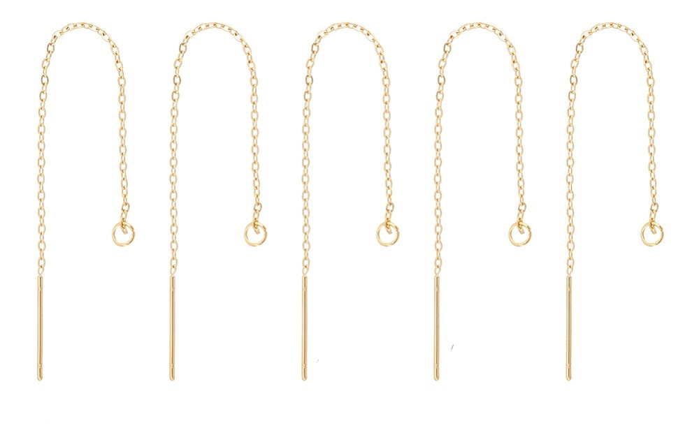 (2b)Tortite Agatatoare cu Lant, Otel Inoxidabil, Auriu