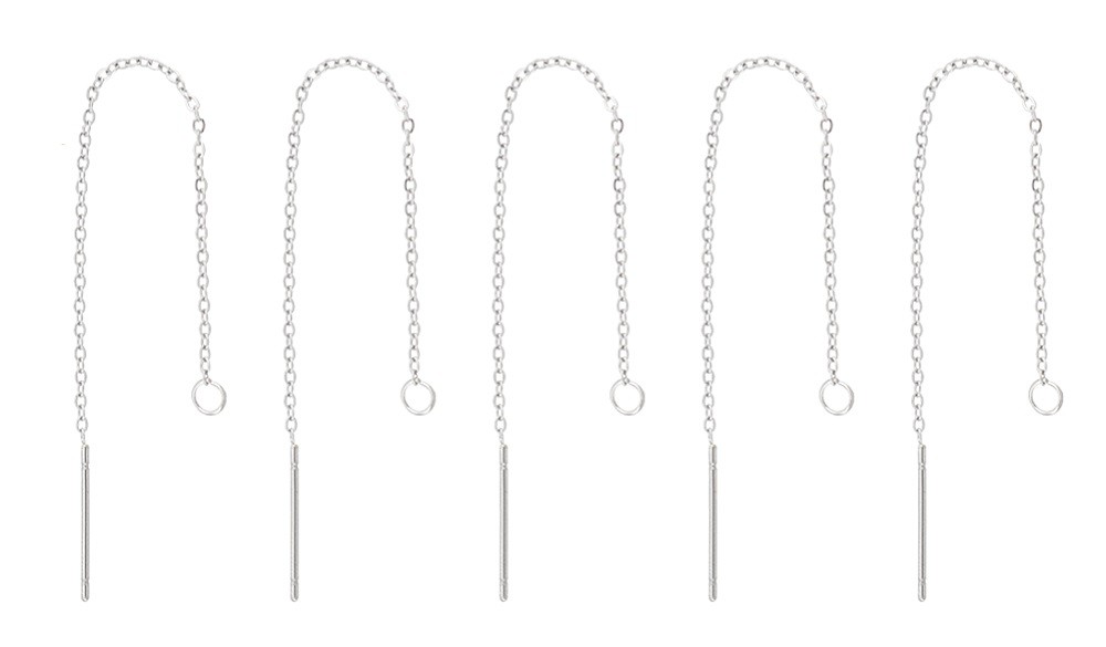 (2b)Tortite Agatatoare cu Lant, Otel Inoxidabil, Argintiu