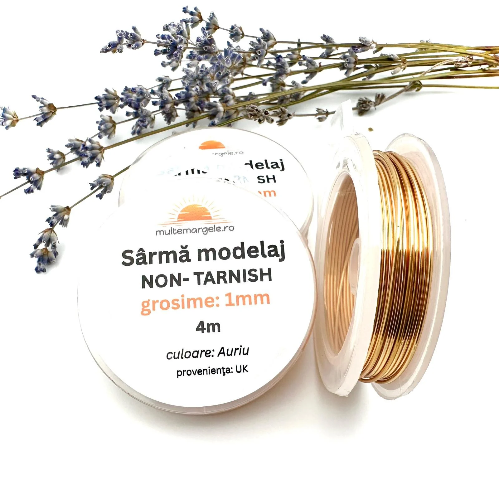 Sârmă Non-Tarnish 1mm Aurie