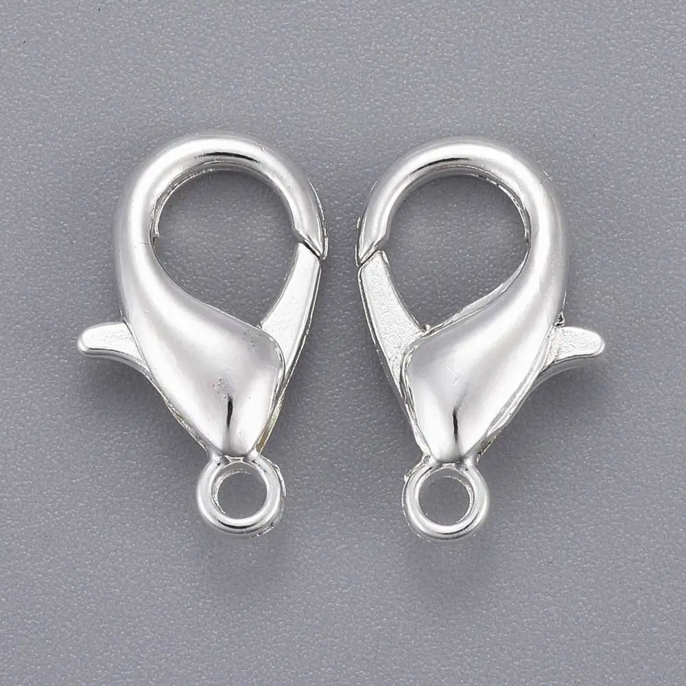 Închizătoare Tip Carabină Argintie – 16×8 mm