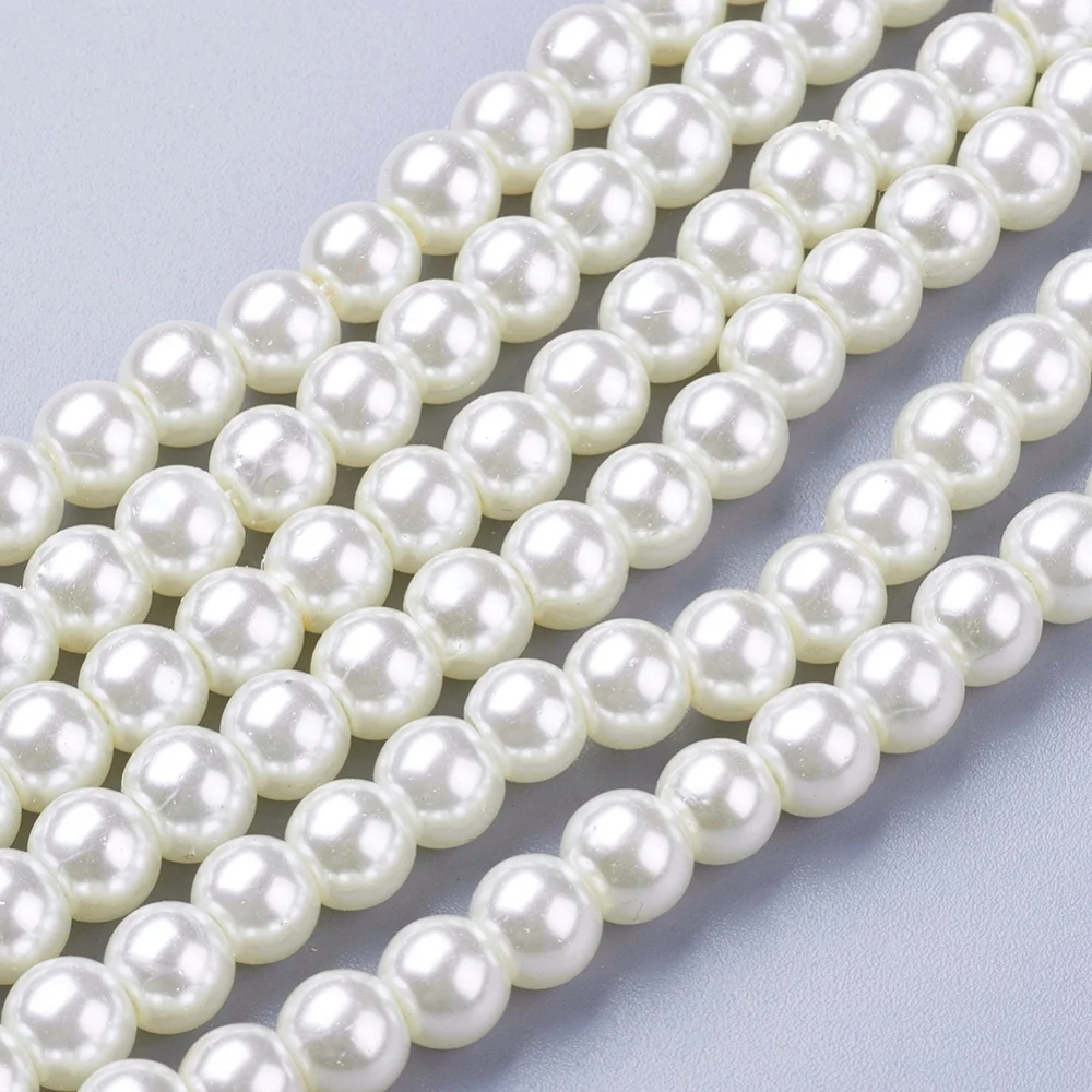perle lucioase ivory 6mm