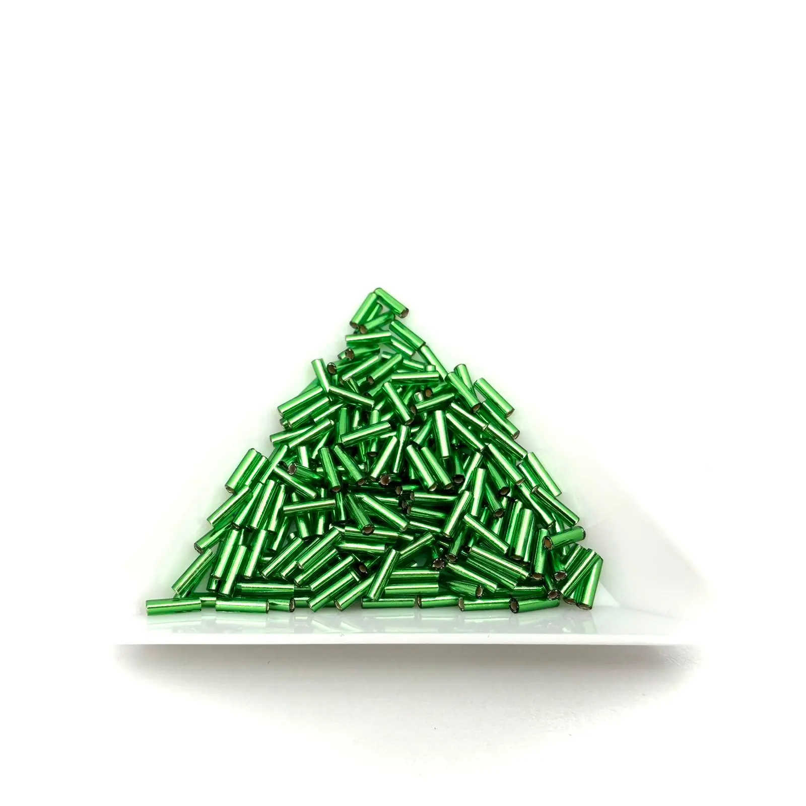 Miyuki Bugle 6mm Silver Lined Green – 5g