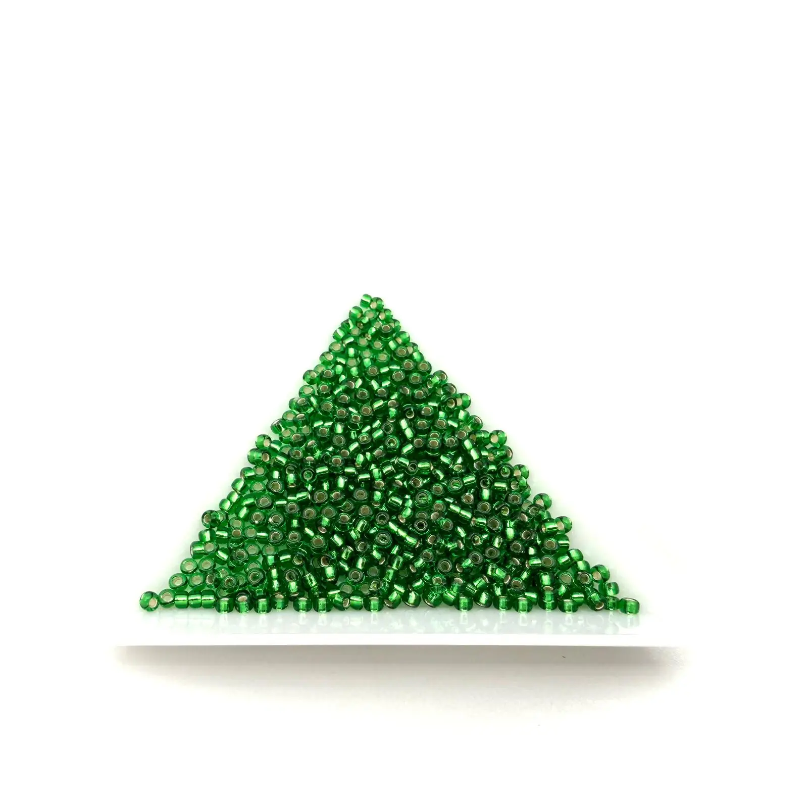 Miyuki Rocailles 11/0 Silver Lined Green – 5g