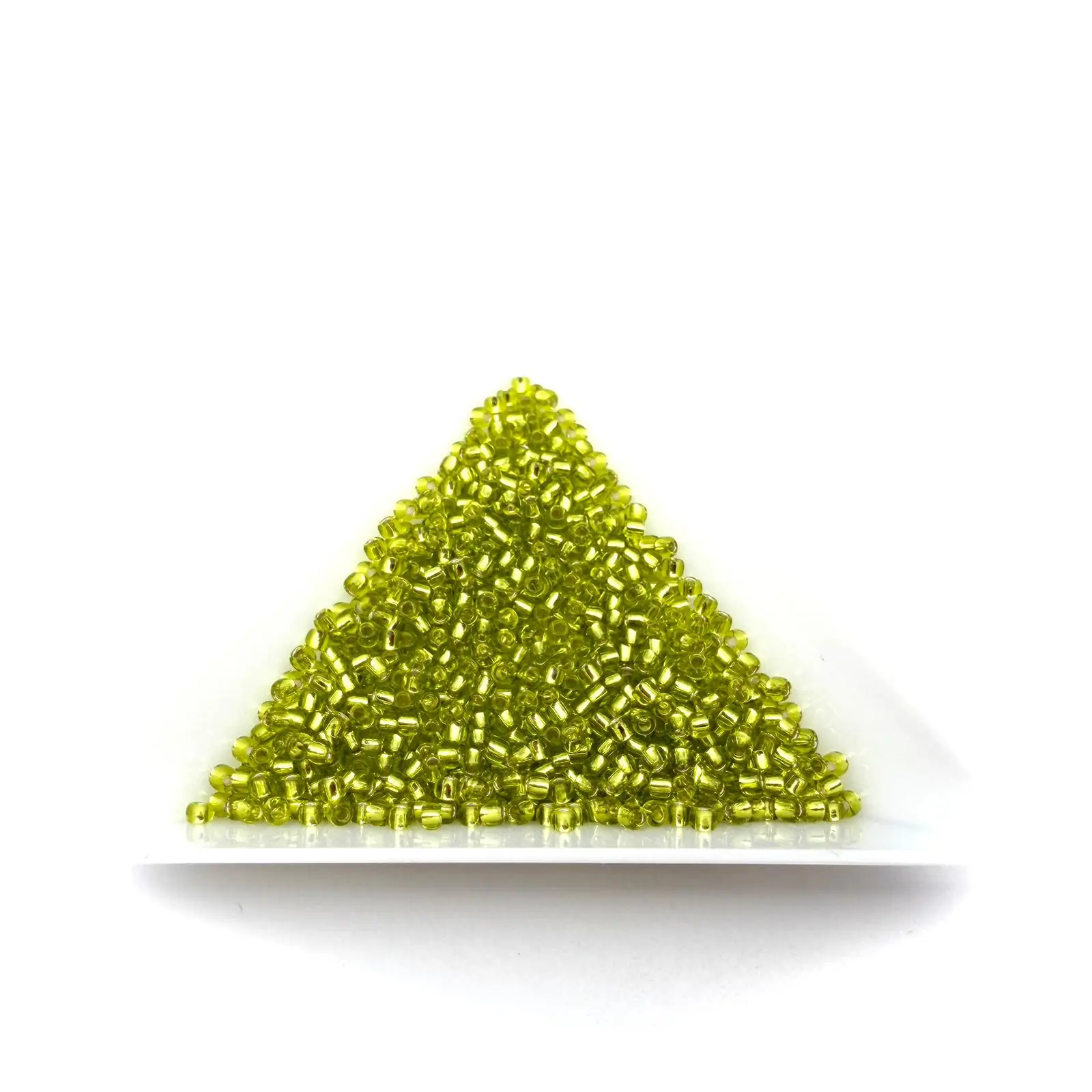 Toho Rotunde 11/0 Silver-Lined Lime Green (TR-11-24/A) – 8g