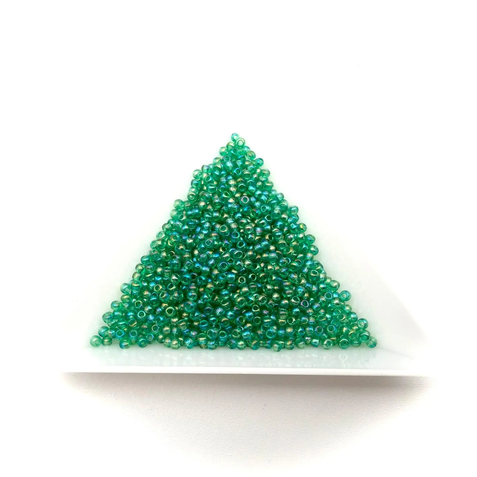 Toho Rotunde 11/0 Transparent-Rainbow Dk Peridot (TR-11-164B/A) – 8g - imagine 2