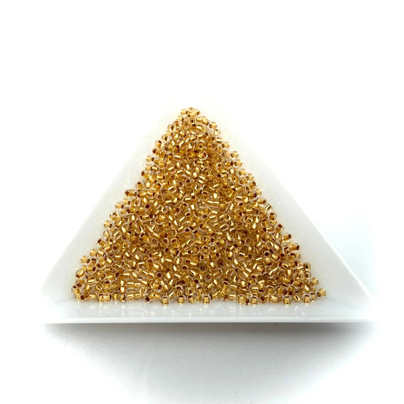 Toho 11/0 24K Gold-Lined Crystal (TR-11-701/A) – 8g - imagine 2