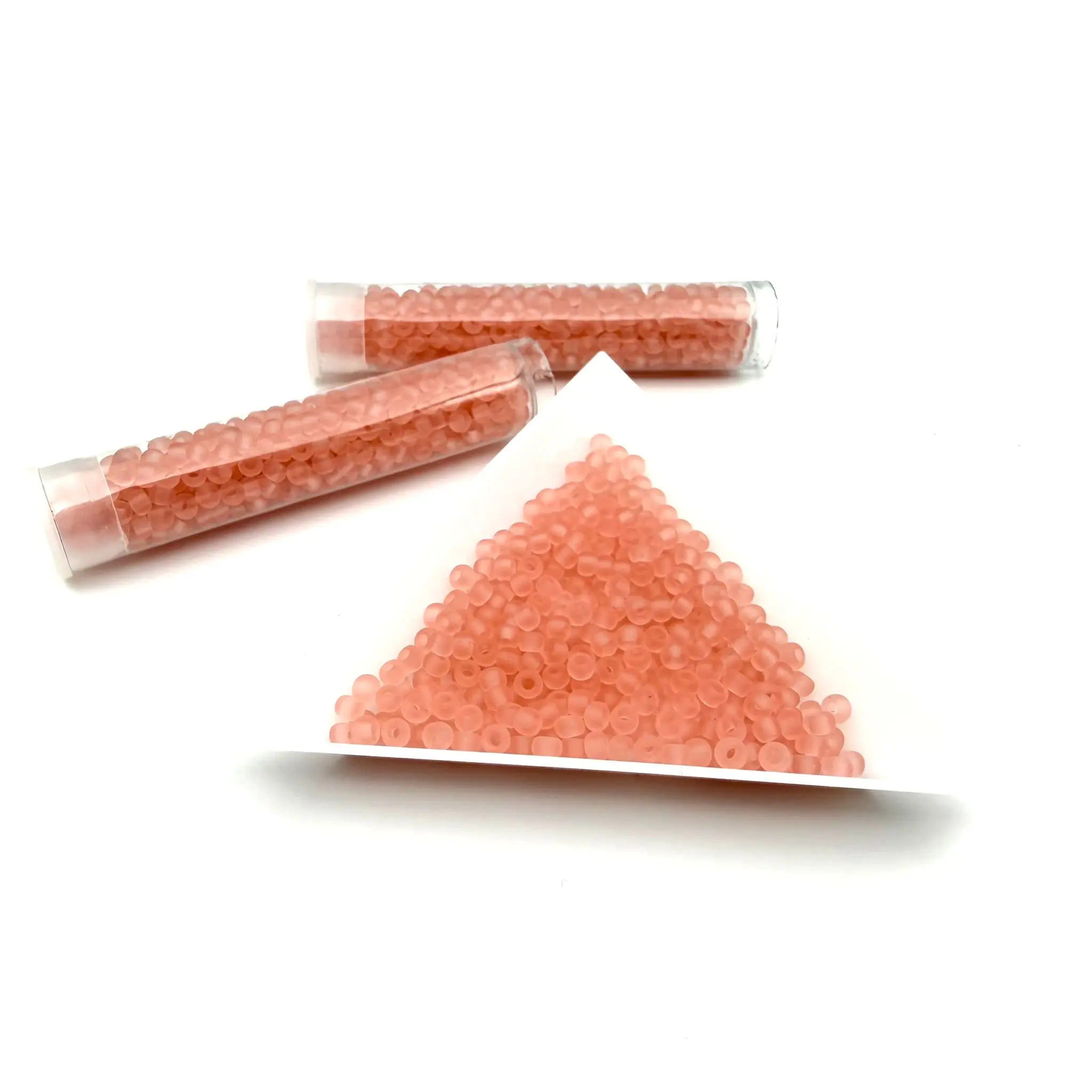 toho 8/0 frosted rosaline