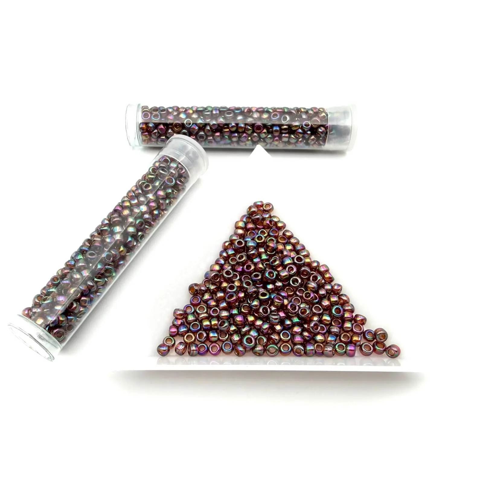 Toho Rotunde 8/0 Transparent-Rainbow Smoky Topaz (TR-08-177/A) – 8g