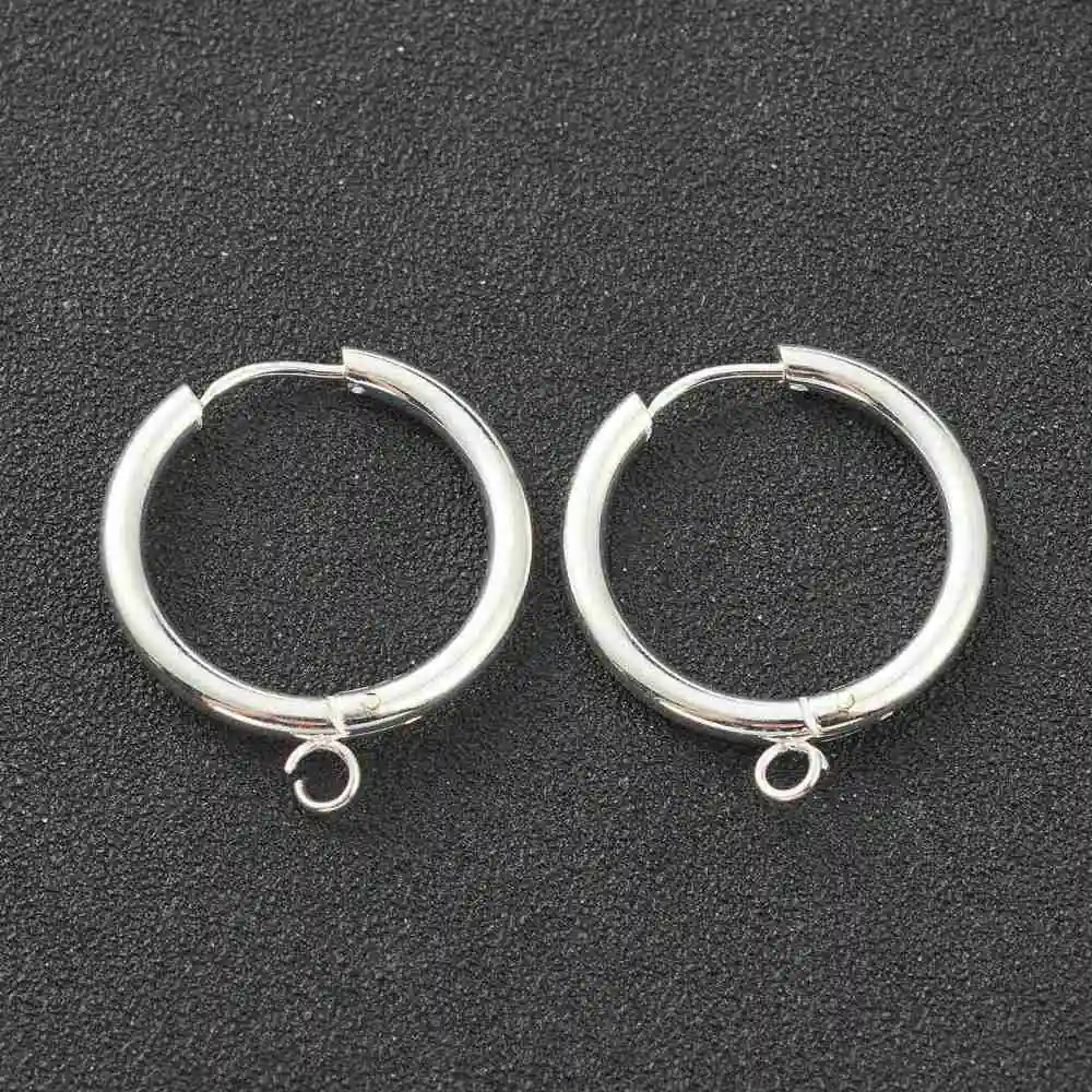 Cercuri Click din Inox 25mm cu Buclă – 2 buc