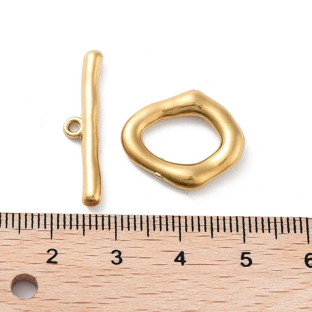 Închizătoare Toggle Placată cu Aur 18K 27mm